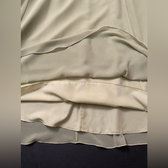 J Kara Women's Scoop Neck with 3/4 Sleeve Beaded Top Long Formal Dress - Picture 14 of 16